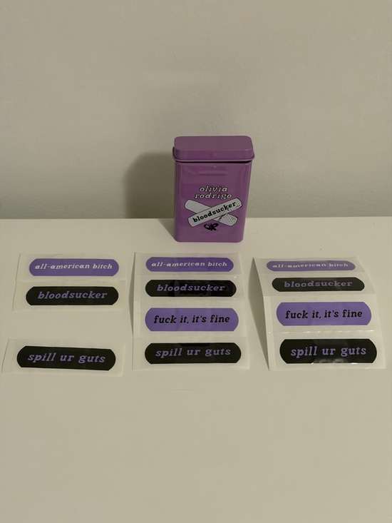 Olivia Rodrigo Other - Olivia Rodrigo GUTS World Tour bandages - open